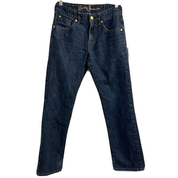 Beanpole Dark Dye Rare Jeans 30” x 28” Designer K-Pop.